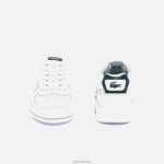 Lacoste נעלי ספורט מעור game advance DZ4D0D1916 לבן וירוק כהה 1r5 גברים - Image 5