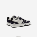 Lacoste נעלי ספורט מעור l001 DZ4D0D1752 לבן & נייבי 042 גברים - Image 3