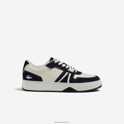 Lacoste נעלי ספורט מעור l001 DZ4D0D1752 לבן & נייבי 042 גברים