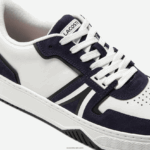 Lacoste נעלי ספורט מעור l001 DZ4D0D1752 לבן & נייבי 042 גברים - Image 6