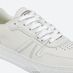 Lacoste נעלי ספורט מעור l001 DZ4D0D1839 לבן & אוף לבן 65 ט גברים - Image 5