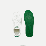 Lacoste נעלי ספורט מעור l001 DZ4D0D1840 לבן/ירוק 082 גברים - Image 4