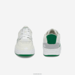 Lacoste נעלי ספורט מעור l001 DZ4D0D1840 לבן/ירוק 082 גברים - Image 5