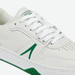 Lacoste נעלי ספורט מעור l001 DZ4D0D1840 לבן/ירוק 082 גברים - Image 6