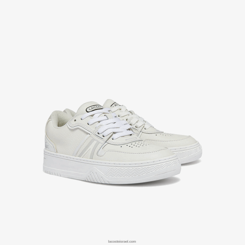 Lacoste נעלי ספורט מעור l001 DZ4D0D2720 לבן & אוף לבן 65 ט נשים - Image 2
