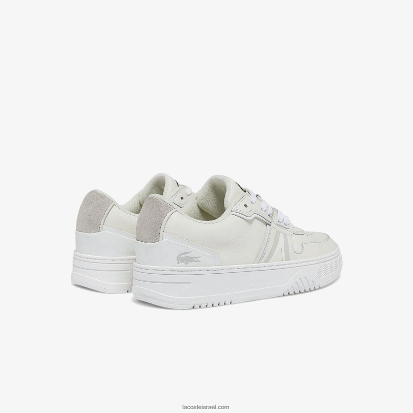 Lacoste נעלי ספורט מעור l001 DZ4D0D2720 לבן & אוף לבן 65 ט נשים - Image 3