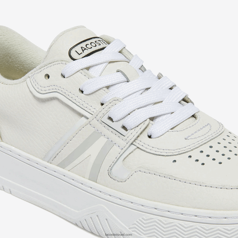 Lacoste נעלי ספורט מעור l001 DZ4D0D2720 לבן & אוף לבן 65 ט נשים - Image 6