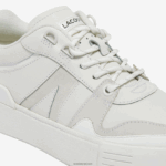 Lacoste נעלי ספורט מעור l002 DZ4D0D2708 לבן 21 גרם נשים - Image 6