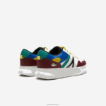 Lacoste נעלי ספורט מעור l005 DZ4D0D1822 בורדו לבן 2h2 גברים - Image 3