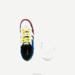 Lacoste נעלי ספורט מעור l005 DZ4D0D1822 בורדו לבן 2h2 גברים - Image 4