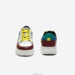 Lacoste נעלי ספורט מעור l005 DZ4D0D1822 בורדו לבן 2h2 גברים - Image 5