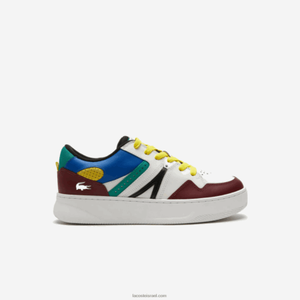 Lacoste נעלי ספורט מעור l005 DZ4D0D1822 בורדו לבן 2h2 גברים