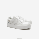 Lacoste נעלי ספורט מעור l005 DZ4D0D1823 לבן 21 גרם גברים - Image 2