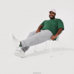 Lacoste נעלי ספורט מעור l005 DZ4D0D1823 לבן 21 גרם גברים - Image 7
