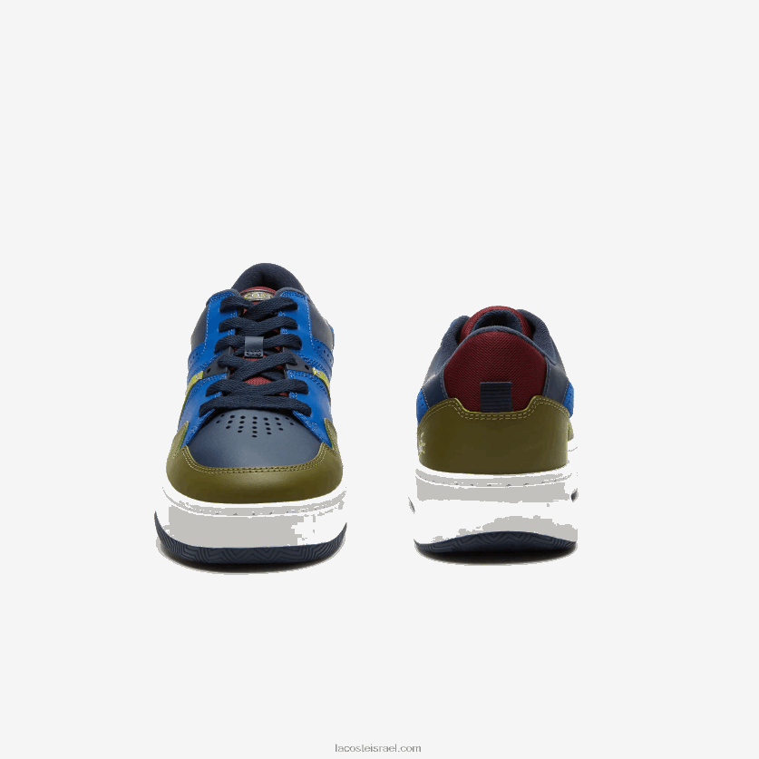Lacoste נעלי ספורט מעור l005 DZ4D0D1825 חיל הים חאקי ah9 גברים - Image 5
