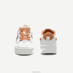 Lacoste נעלי ספורט מעור l005 DZ4D0D2713 שיזוף לבן 291 נשים - Image 5