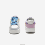 Lacoste נעלי ספורט מעור l005 DZ4D0D2714 לבן סגול בהיר 1t6 נשים - Image 4