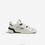 Lacoste נעלי ספורט מעור lt125 DZ4D0D1730 לבן & אוף לבן 65 ט גברים