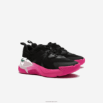 Lacoste נעלי ספורט מעור lw2 xtra DZ4D0D2722 שחור ורוד 1j1 נשים - Image 2