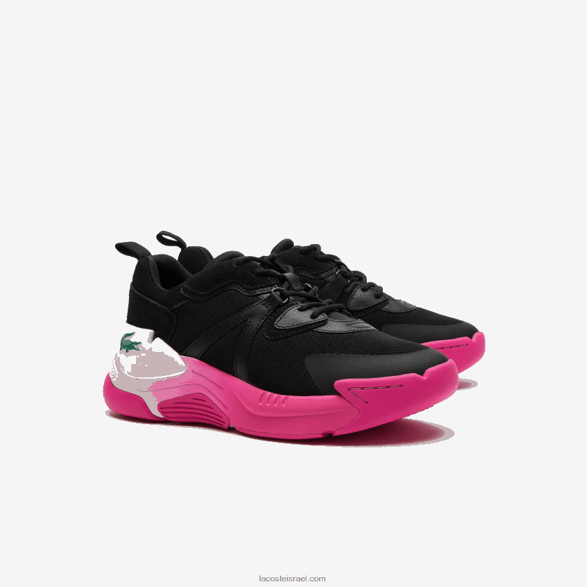 Lacoste נעלי ספורט מעור lw2 xtra DZ4D0D2722 שחור ורוד 1j1 נשים - Image 2