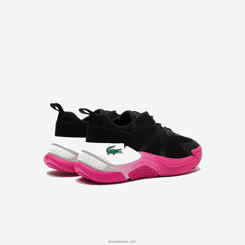 Lacoste נעלי ספורט מעור lw2 xtra DZ4D0D2722 שחור ורוד 1j1 נשים - Image 3