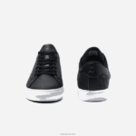 Lacoste נעלי ספורט מעור Powercourt DZ4D0D1702 שחור ולבן 312 גברים - Image 5