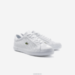 Lacoste נעלי ספורט מעור Powercourt DZ4D0D1703 לבן 21 גרם גברים - Image 2