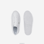 Lacoste נעלי ספורט מעור Powercourt DZ4D0D1703 לבן 21 גרם גברים - Image 4