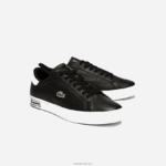 Lacoste נעלי ספורט מעור Powercourt DZ4D0D1805 שחור ולבן 312 גברים - Image 2