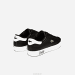 Lacoste נעלי ספורט מעור Powercourt DZ4D0D1805 שחור ולבן 312 גברים - Image 3