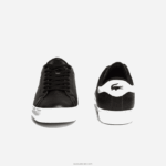 Lacoste נעלי ספורט מעור Powercourt DZ4D0D1805 שחור ולבן 312 גברים - Image 5