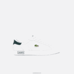 Lacoste נעלי ספורט מעור Powercourt DZ4D0D1806 לבן וירוק כהה 1r5 גברים