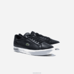 Lacoste נעלי ספורט מפורטות מעור Powercourt DZ4D0D2682 שחור ולבן 312 נשים - Image 2