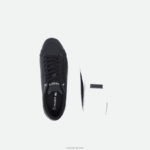 Lacoste נעלי ספורט מפורטות מעור Powercourt DZ4D0D2682 שחור ולבן 312 נשים - Image 4