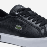 Lacoste נעלי ספורט מפורטות מעור Powercourt DZ4D0D2682 שחור ולבן 312 נשים - Image 6