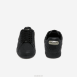 Lacoste נעלי ספורט מתכתי מעור בוגר DZ4D0D2757 שחור 02h נשים - Image 3