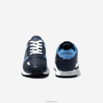 Lacoste נעלי ספורט סינטטי צבעוניים של שותף DZ4D0D3333 נייבי ותכלת 7e9 זוטרים - Image 5