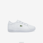 Lacoste נעלי ספורט סינטטיות של powercourt DZ4D0D2935 לבן 21 גרם תינוקות