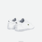 Lacoste נעלי ספורט סינטטיות של powercourt DZ4D0D2935 לבן 21 גרם תינוקות - Image 3