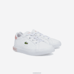 Lacoste נעלי ספורט סינטטיות של powercourt DZ4D0D2936 לבן וורוד בהיר 1y9 תינוקות - Image 2