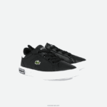 Lacoste נעלי ספורט סינטטיות של powercourt DZ4D0D2937 שחור ולבן 312 תינוקות - Image 2