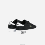 Lacoste נעלי ספורט סינטטיות של powercourt DZ4D0D2937 שחור ולבן 312 תינוקות - Image 3