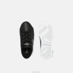 Lacoste נעלי ספורט סינטטיות של powercourt DZ4D0D2937 שחור ולבן 312 תינוקות - Image 4