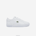 Lacoste נעלי ספורט סינטטיות של powercourt DZ4D0D3067 לבן 21 גרם ילדים