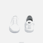Lacoste נעלי ספורט סינטטיות של powercourt DZ4D0D3067 לבן 21 גרם ילדים - Image 5