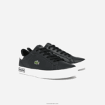 Lacoste נעלי ספורט סינטטיות של powercourt DZ4D0D3309 שחור ולבן 312 זוטרים - Image 2