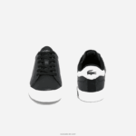 Lacoste נעלי ספורט סינטטיות של powercourt DZ4D0D3309 שחור ולבן 312 זוטרים - Image 5