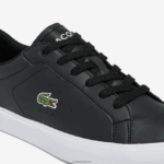 Lacoste נעלי ספורט סינטטיות של powercourt DZ4D0D3309 שחור ולבן 312 זוטרים - Image 6
