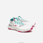 Lacoste נעלי ספורט סינתטיות וטקסטיל נוחות מחדש DZ4D0D1834 לבן ואדום 286 גברים - Image 2
