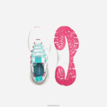 Lacoste נעלי ספורט סינתטיות וטקסטיל נוחות מחדש DZ4D0D1834 לבן ואדום 286 גברים - Image 4